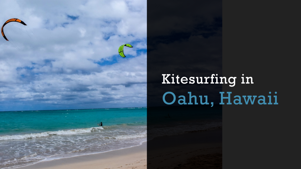 kitesurfing in Oahu